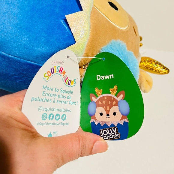 Squishmallows Holiday Heidi (Bubble Yum) & Dawn (Jolly Rancher) - Picture 7 of 13